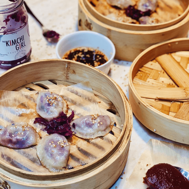 Mushroom & Kimchi Dumplings