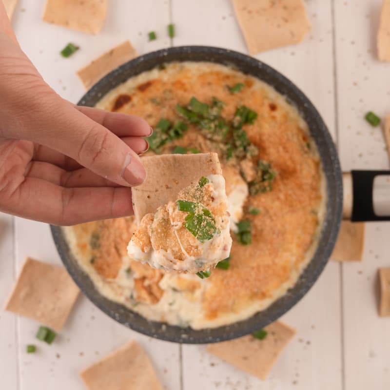 Hot 4 Cheese Dip (serves 5-6)